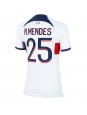 Ženski Nogometna dresi replika Paris Saint-Germain Nuno Mendes #25 Gostujoči 2023-24 Kratek rokav